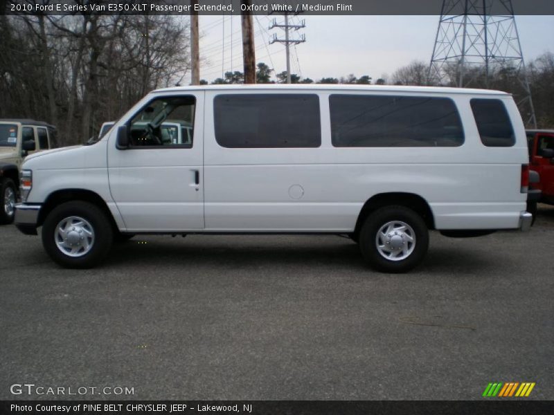  2010 E Series Van E350 XLT Passenger Extended Oxford White