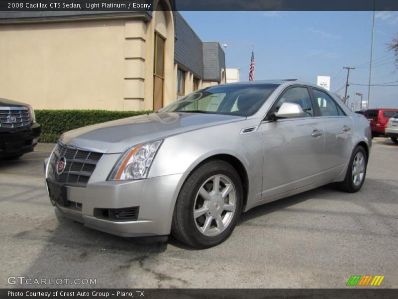 Light Platinum / Ebony 2008 Cadillac CTS Sedan