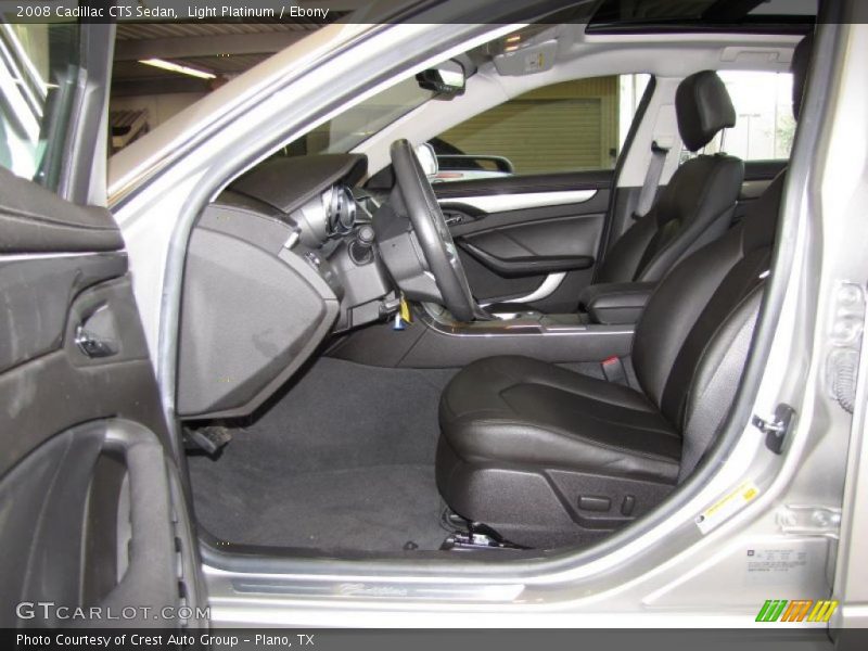 Light Platinum / Ebony 2008 Cadillac CTS Sedan