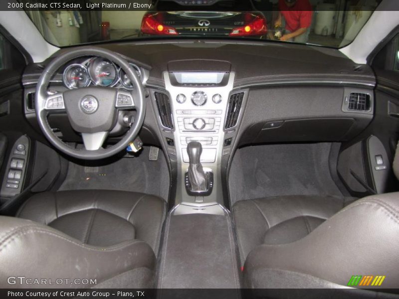 Light Platinum / Ebony 2008 Cadillac CTS Sedan