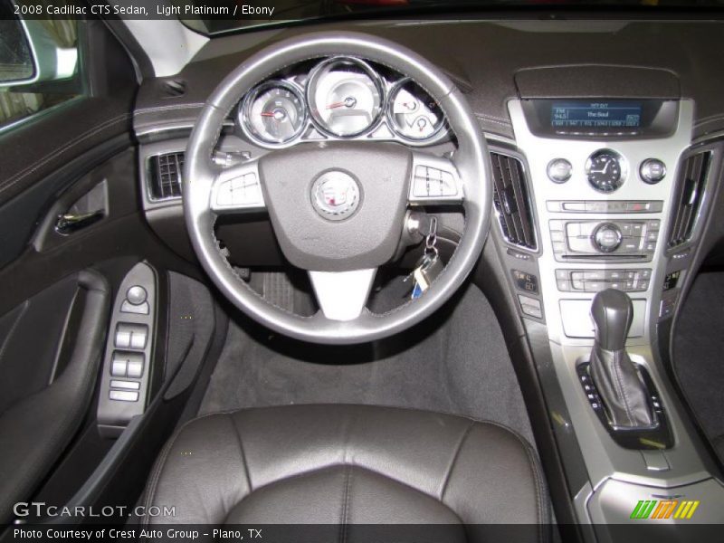 Light Platinum / Ebony 2008 Cadillac CTS Sedan