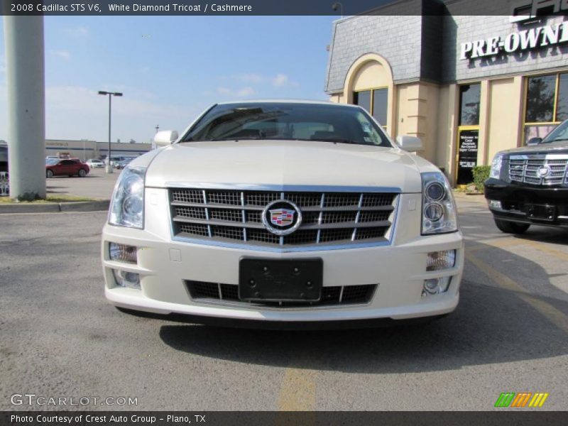 White Diamond Tricoat / Cashmere 2008 Cadillac STS V6