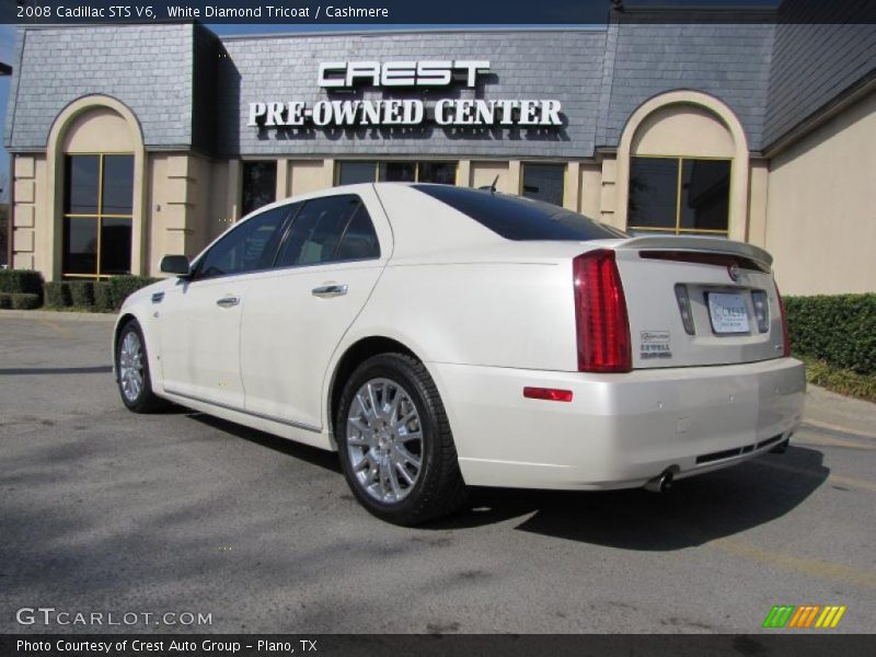 White Diamond Tricoat / Cashmere 2008 Cadillac STS V6