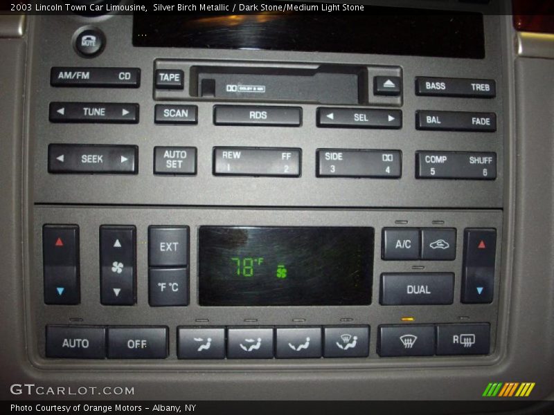 Silver Birch Metallic / Dark Stone/Medium Light Stone 2003 Lincoln Town Car Limousine