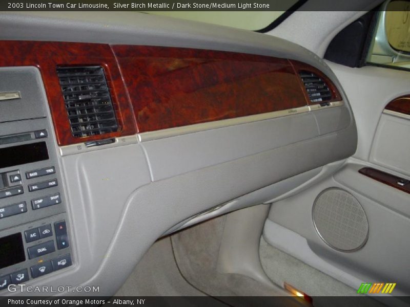 Silver Birch Metallic / Dark Stone/Medium Light Stone 2003 Lincoln Town Car Limousine