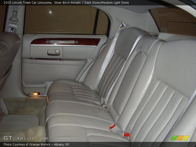 Silver Birch Metallic / Dark Stone/Medium Light Stone 2003 Lincoln Town Car Limousine