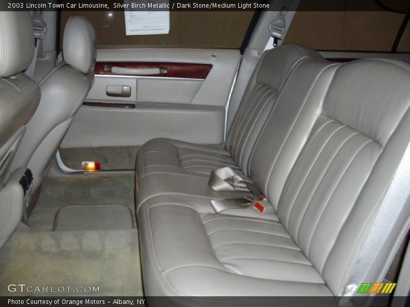 Silver Birch Metallic / Dark Stone/Medium Light Stone 2003 Lincoln Town Car Limousine