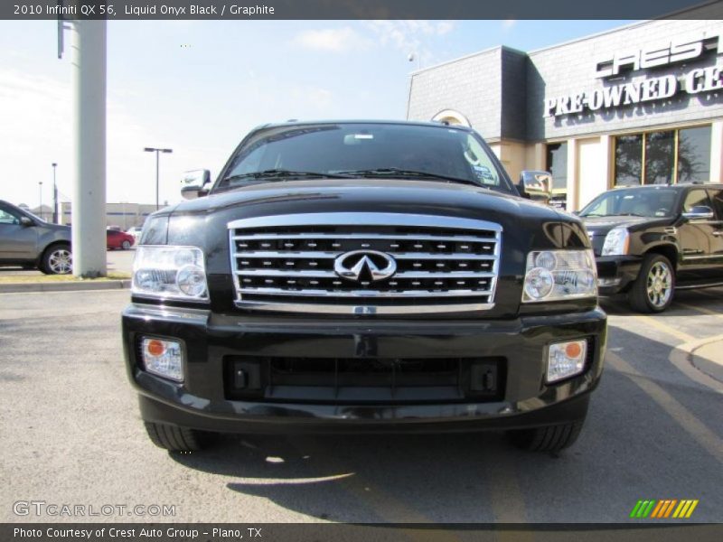 Liquid Onyx Black / Graphite 2010 Infiniti QX 56