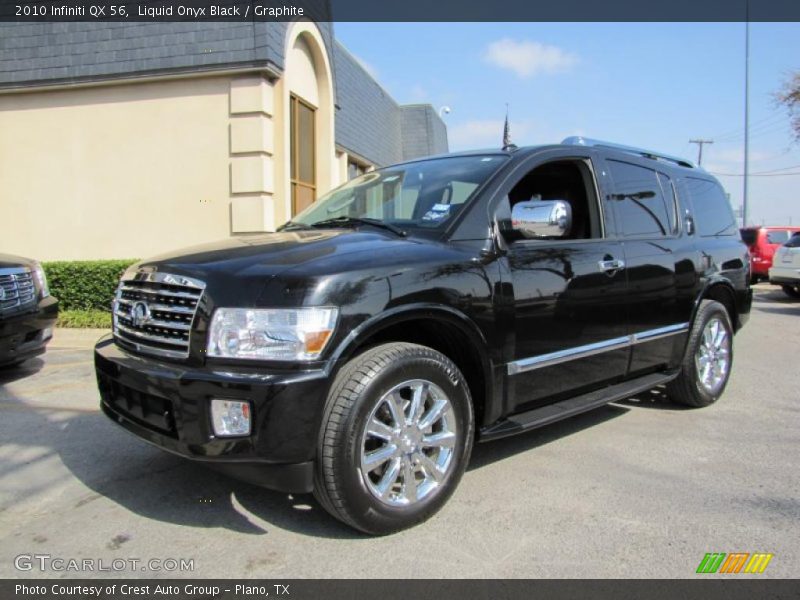 Front 3/4 View of 2010 QX 56