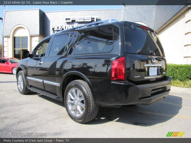 Liquid Onyx Black / Graphite 2010 Infiniti QX 56