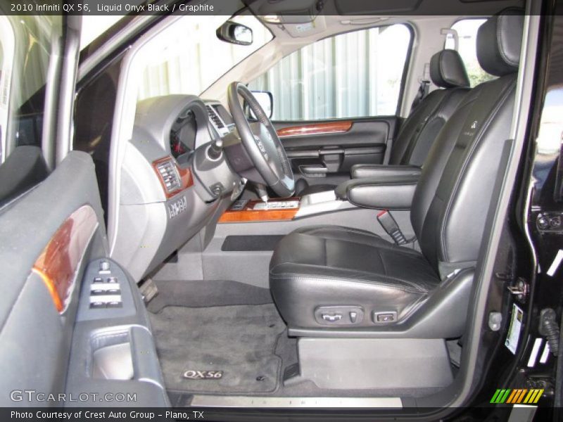  2010 QX 56 Graphite Interior