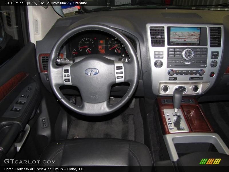 Dashboard of 2010 QX 56