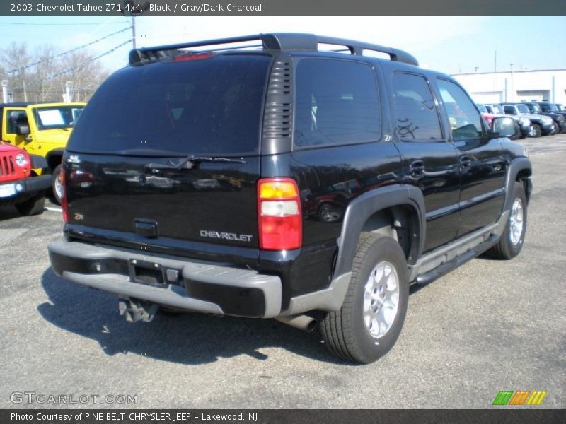 Black / Gray/Dark Charcoal 2003 Chevrolet Tahoe Z71 4x4