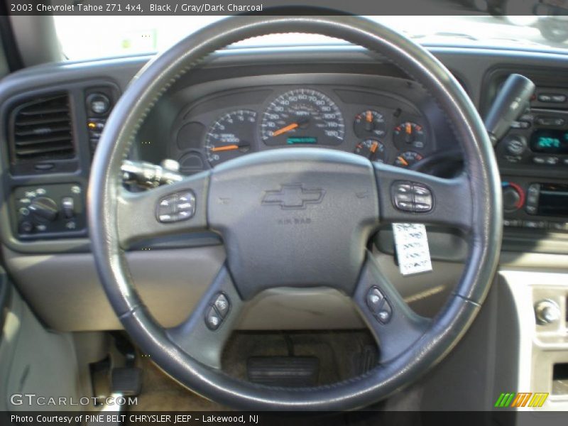 Black / Gray/Dark Charcoal 2003 Chevrolet Tahoe Z71 4x4