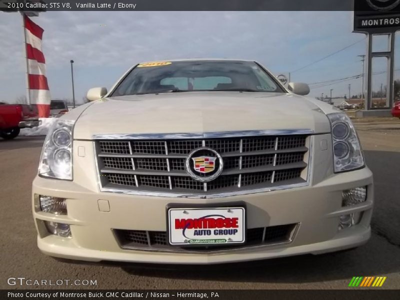 Vanilla Latte / Ebony 2010 Cadillac STS V8