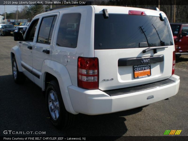 Stone White / Dark Slate Gray 2010 Jeep Liberty Sport 4x4
