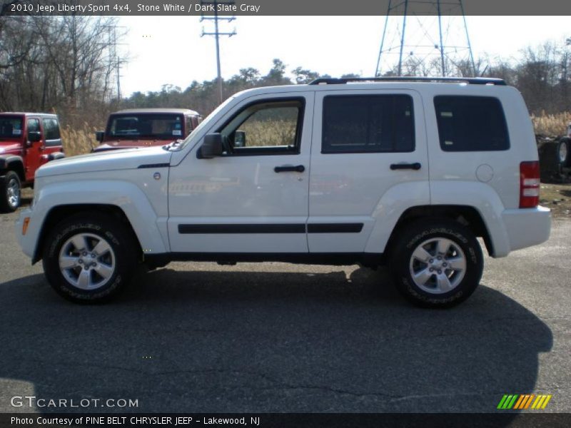 Stone White / Dark Slate Gray 2010 Jeep Liberty Sport 4x4