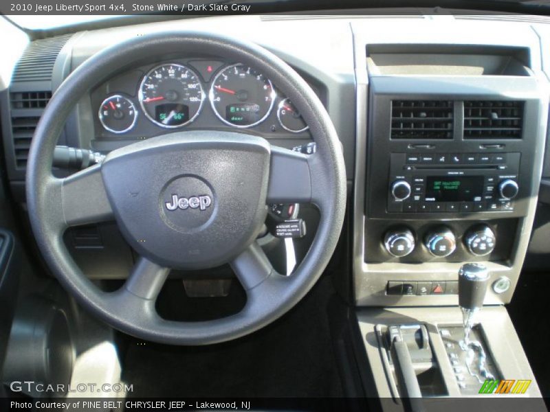 Stone White / Dark Slate Gray 2010 Jeep Liberty Sport 4x4