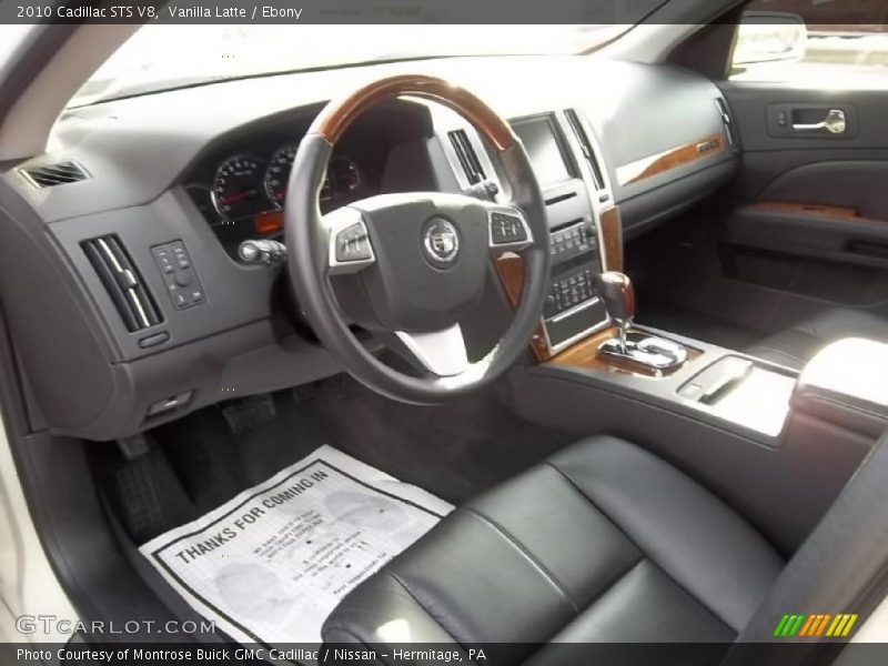 Ebony Interior - 2010 STS V8 