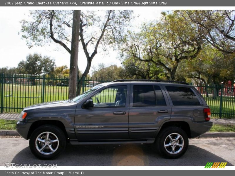 Graphite Metallic / Dark Slate Gray/Light Slate Gray 2002 Jeep Grand Cherokee Overland 4x4