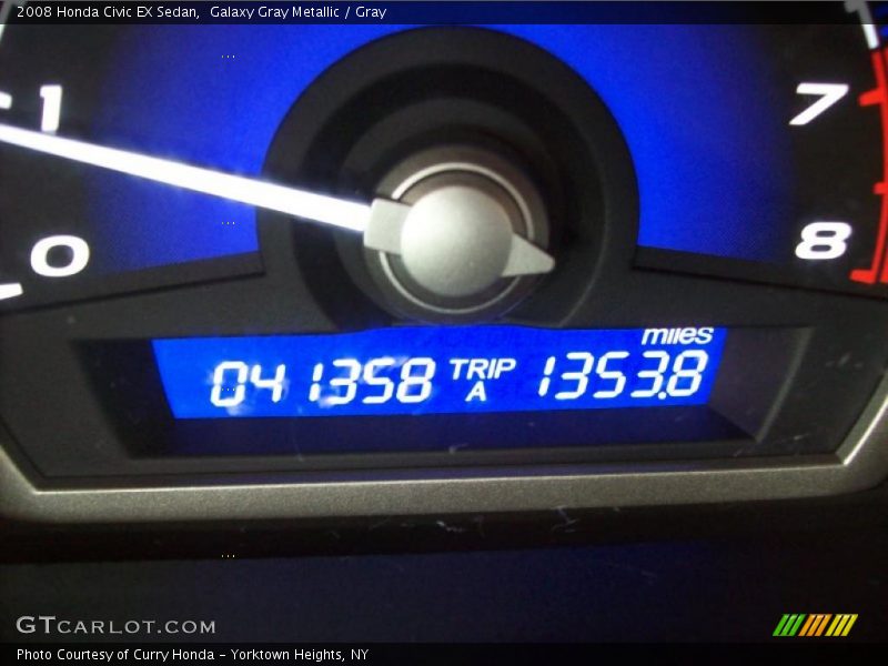 Galaxy Gray Metallic / Gray 2008 Honda Civic EX Sedan