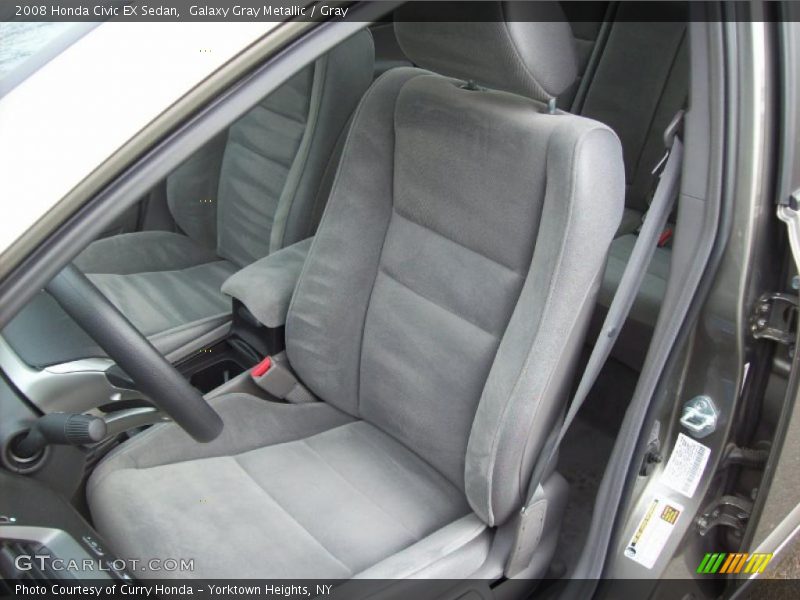 Galaxy Gray Metallic / Gray 2008 Honda Civic EX Sedan