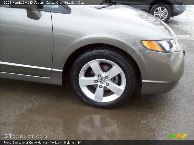 Galaxy Gray Metallic / Gray 2008 Honda Civic EX Sedan