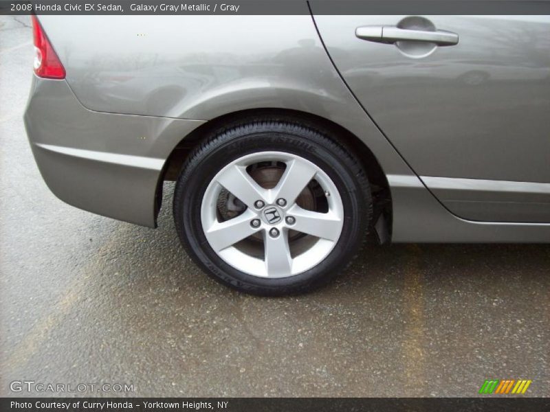 Galaxy Gray Metallic / Gray 2008 Honda Civic EX Sedan