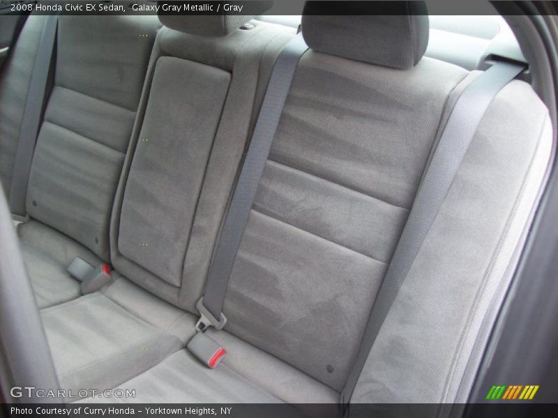 Galaxy Gray Metallic / Gray 2008 Honda Civic EX Sedan