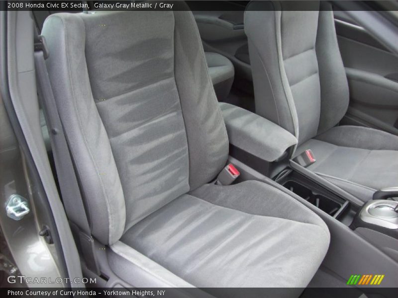 Galaxy Gray Metallic / Gray 2008 Honda Civic EX Sedan