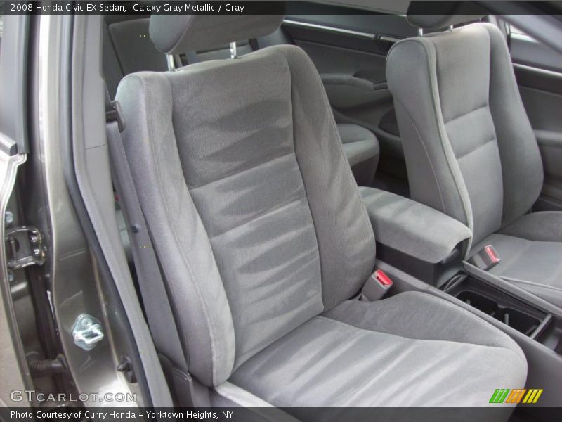 Galaxy Gray Metallic / Gray 2008 Honda Civic EX Sedan