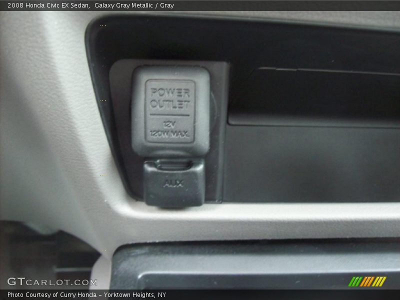 Galaxy Gray Metallic / Gray 2008 Honda Civic EX Sedan