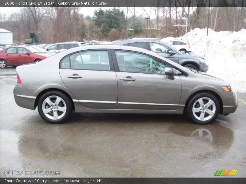 Galaxy Gray Metallic / Gray 2008 Honda Civic EX Sedan