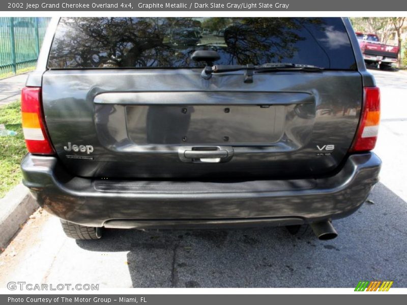 Graphite Metallic / Dark Slate Gray/Light Slate Gray 2002 Jeep Grand Cherokee Overland 4x4