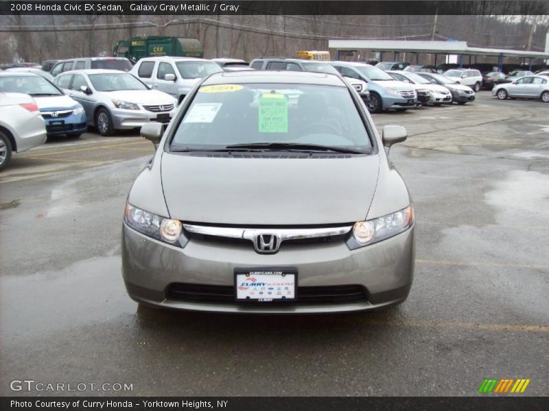 Galaxy Gray Metallic / Gray 2008 Honda Civic EX Sedan
