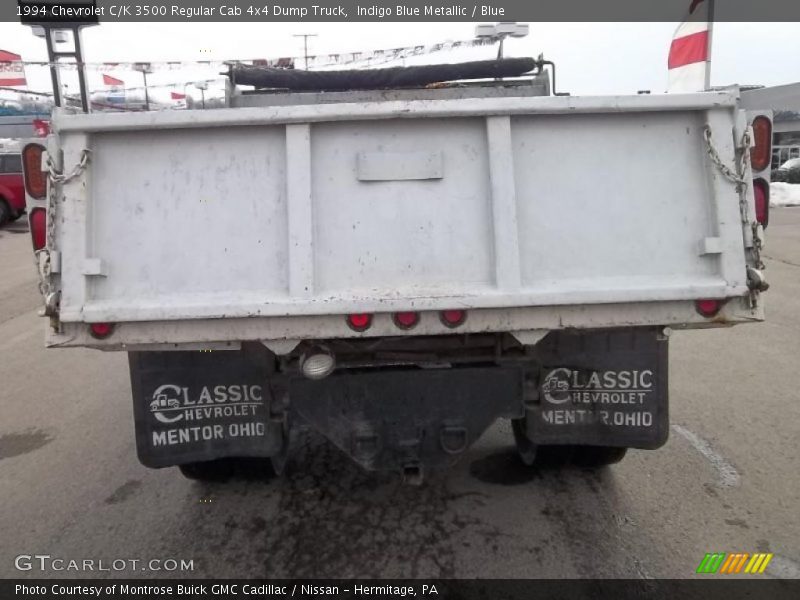 Indigo Blue Metallic / Blue 1994 Chevrolet C/K 3500 Regular Cab 4x4 Dump Truck