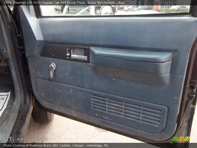 Indigo Blue Metallic / Blue 1994 Chevrolet C/K 3500 Regular Cab 4x4 Dump Truck