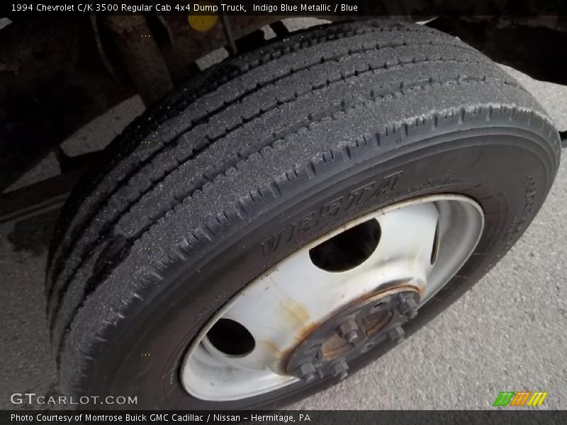 Indigo Blue Metallic / Blue 1994 Chevrolet C/K 3500 Regular Cab 4x4 Dump Truck