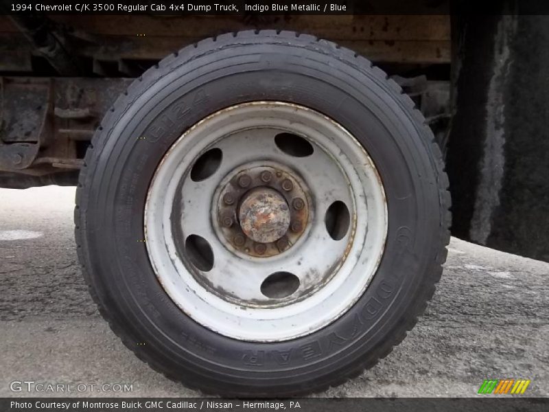 Indigo Blue Metallic / Blue 1994 Chevrolet C/K 3500 Regular Cab 4x4 Dump Truck