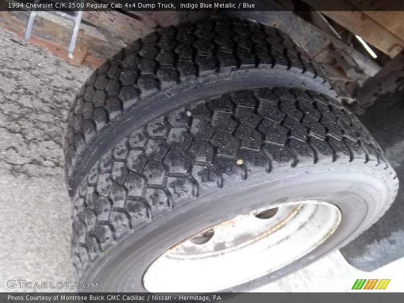 Indigo Blue Metallic / Blue 1994 Chevrolet C/K 3500 Regular Cab 4x4 Dump Truck