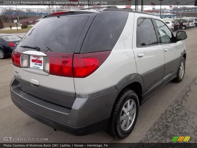 Cappuccino Frost Metallic / Light Gray 2004 Buick Rendezvous CX AWD