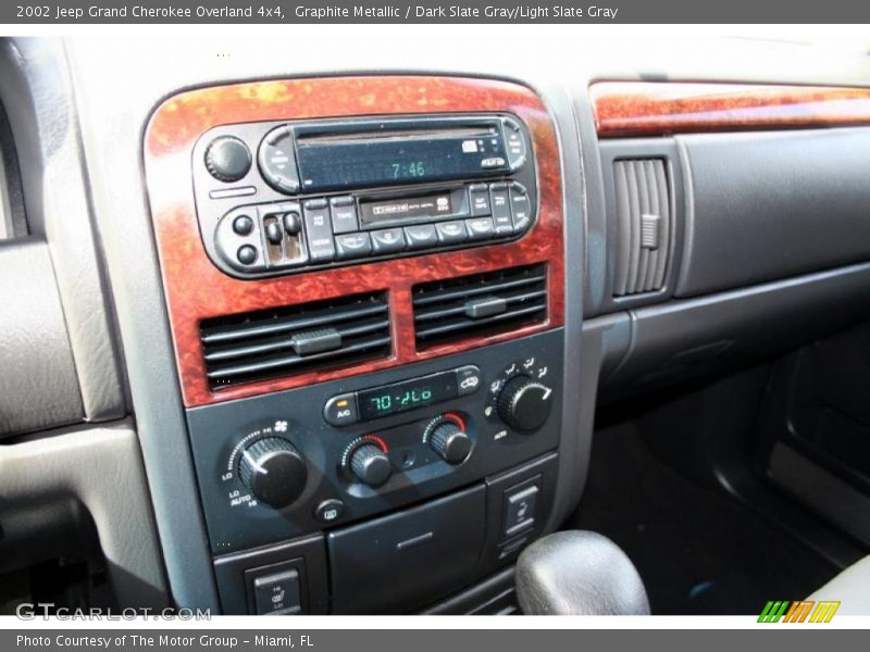 Graphite Metallic / Dark Slate Gray/Light Slate Gray 2002 Jeep Grand Cherokee Overland 4x4