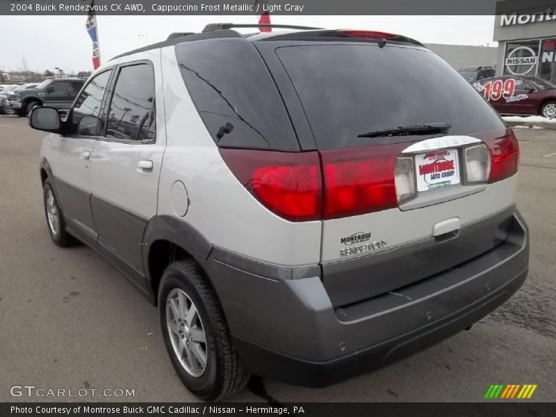 Cappuccino Frost Metallic / Light Gray 2004 Buick Rendezvous CX AWD