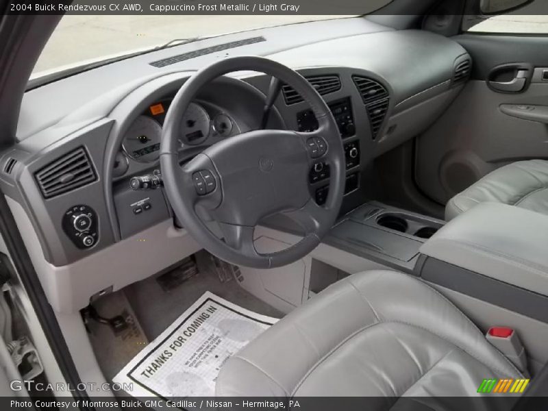 Cappuccino Frost Metallic / Light Gray 2004 Buick Rendezvous CX AWD