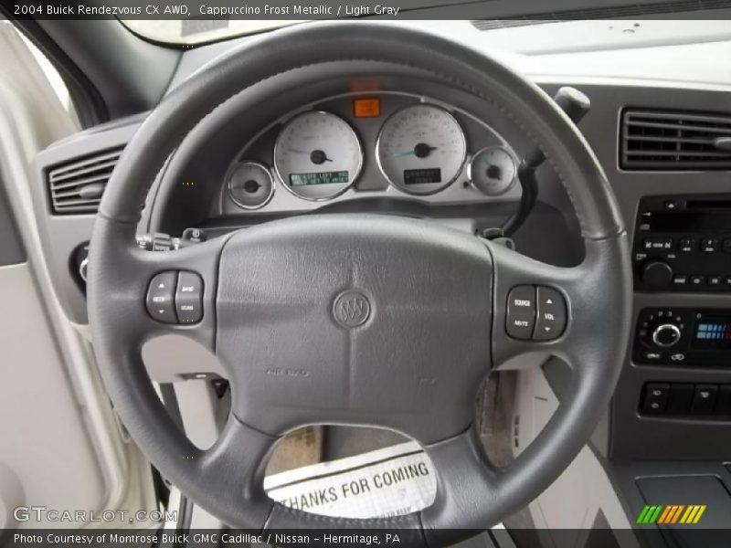Cappuccino Frost Metallic / Light Gray 2004 Buick Rendezvous CX AWD
