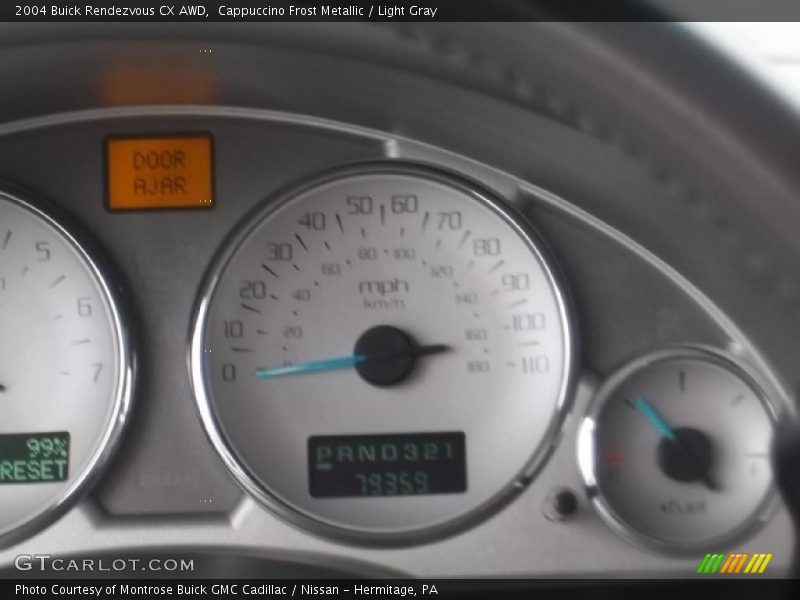 Cappuccino Frost Metallic / Light Gray 2004 Buick Rendezvous CX AWD
