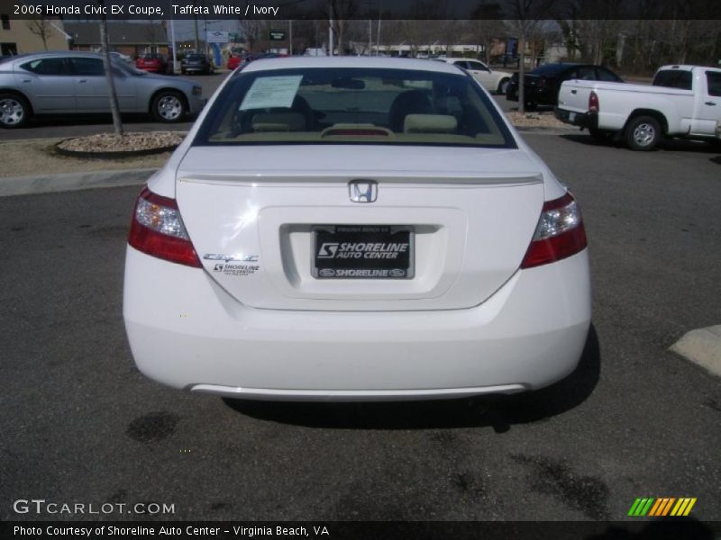 Taffeta White / Ivory 2006 Honda Civic EX Coupe