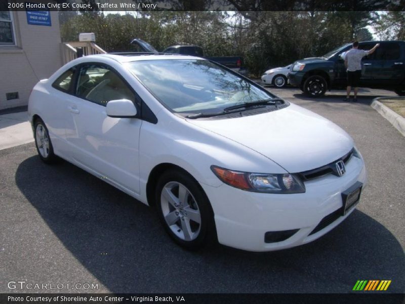 Taffeta White / Ivory 2006 Honda Civic EX Coupe