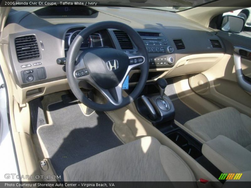 Taffeta White / Ivory 2006 Honda Civic EX Coupe