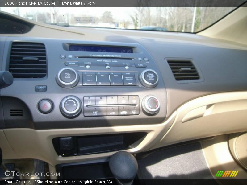 Taffeta White / Ivory 2006 Honda Civic EX Coupe